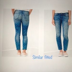 GAP ALWAYS SKINNY TIE DYE BLUE JEANS👖Sz 27